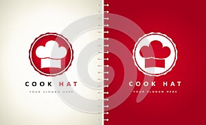 Chef hat logo vector